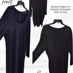 Shape FX Midnight Black Dress